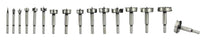 Set burghie lemn 16 piese 6-54mm, set freze lemn, set burghiuri lemn - Bjc tools