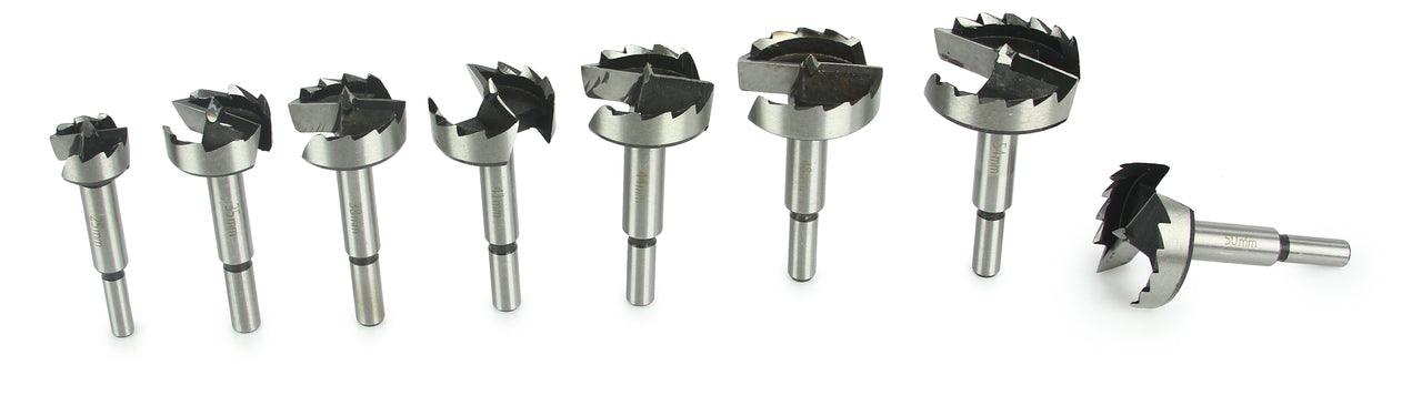Set burghie lemn 16 piese 6-54mm, set freze lemn, set burghiuri lemn - Bjc tools