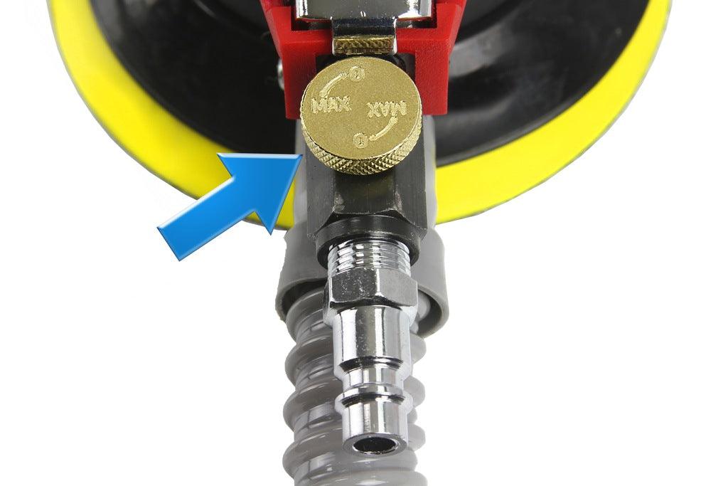 Slefuitor pneumatic orbital 10000rpm cu 2 discuri incluse 125 si 150 mm - Bjc tools
