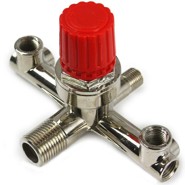 T pentru presostat compresor de aer cu regulator presiune 2-12 bari - Bjc tools