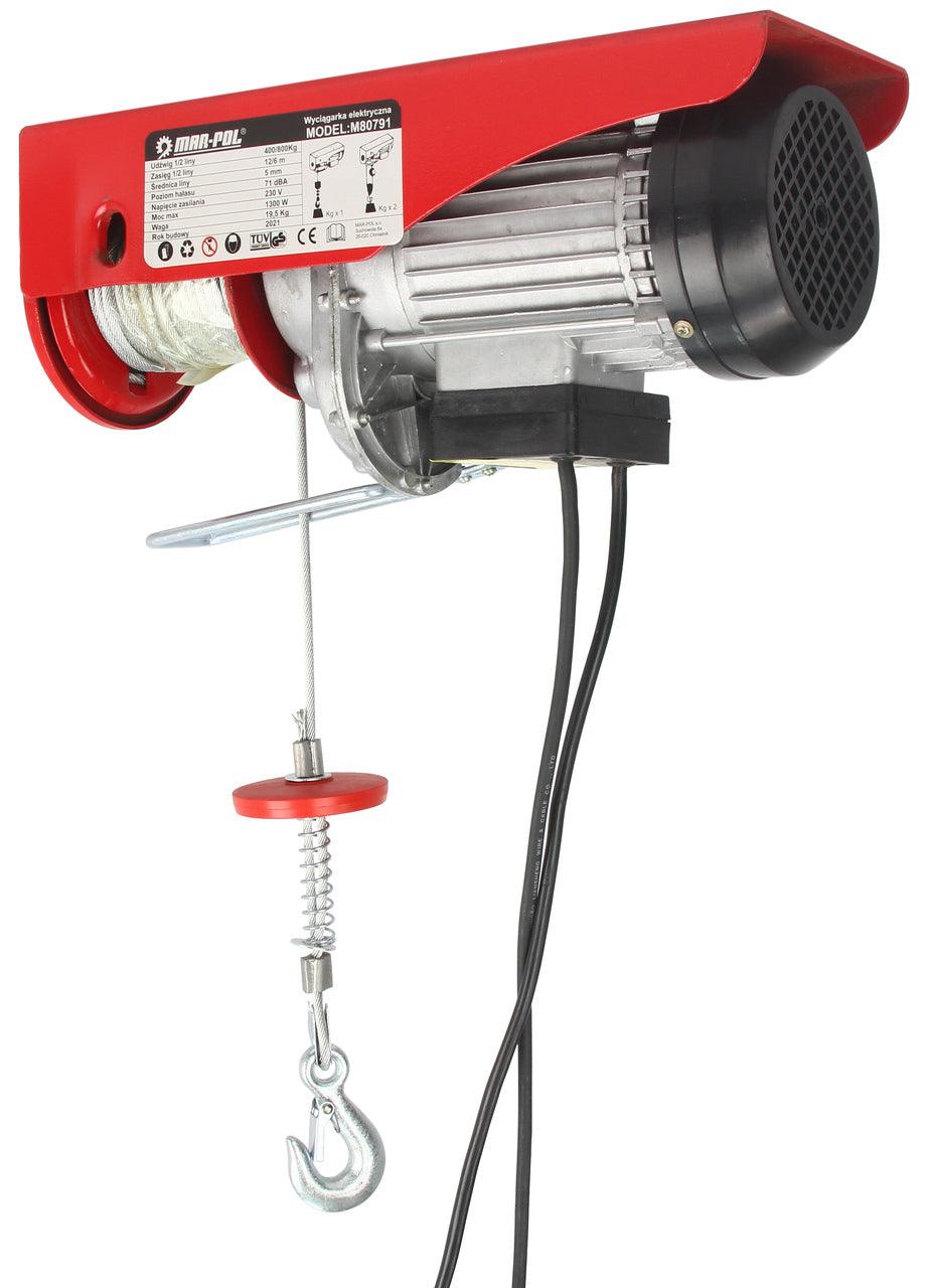 Troliu electric 220 volti 400 / 800 kg 1300w, electropalan, palan construcții - Bjc tools