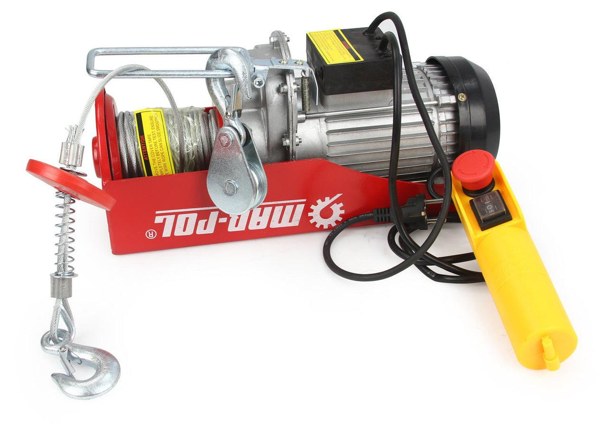Troliu electric 220 volti 400 / 800 kg 1300w, electropalan, palan construcții - Bjc tools