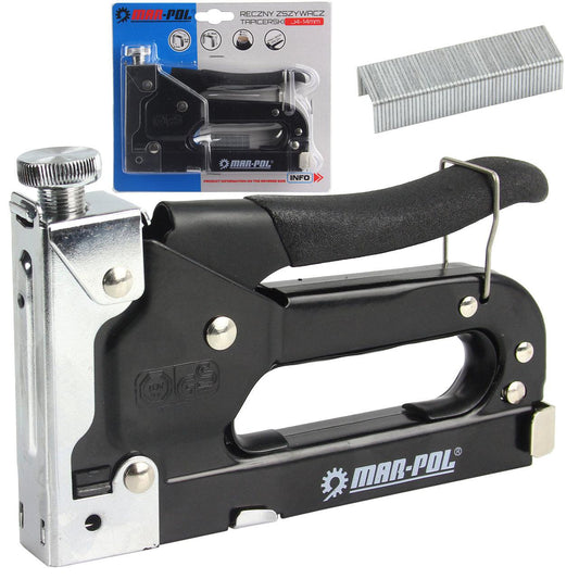 Capsator manual de tapiterie cu capse 4- 14 mm - Bjc tools