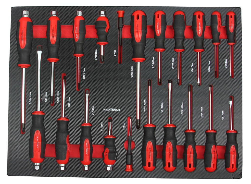 Dulap complet echipat cu 7 sertare si blat de lucru Profesional, dulap echipat 298 piese BJC XXL - Bjc tools