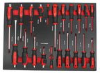 Dulap complet echipat cu 7 sertare si blat de lucru Profesional, dulap echipat 298 piese BJC XXL - Bjc tools
