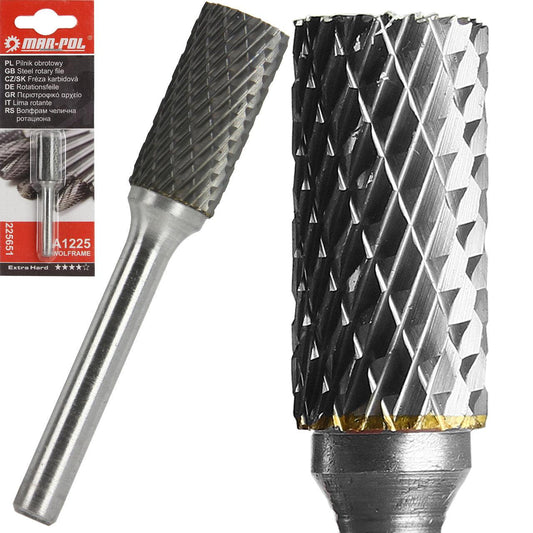 Freza de carbura tungsten 12x25mm, pila rotativa , freza debavurare - Bjc tools