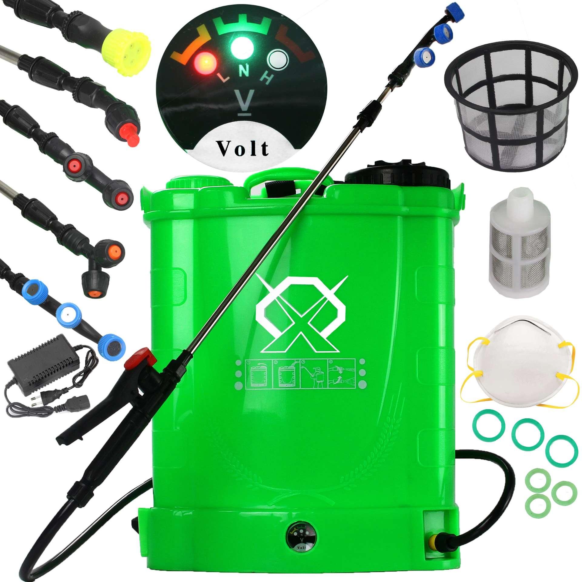 Pompa de stropit cu acumulator,Vermorel 16 litri cu acumulator, pulverizator pe baterii, atomizor portabil cu acumulator - Bjc tools Imagine principală a produsului