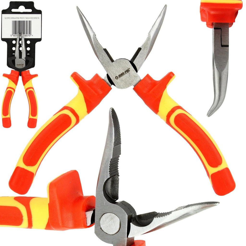 Cleste electrician lung indoit 160mm 1000 volti, spit lung - Bjc tools