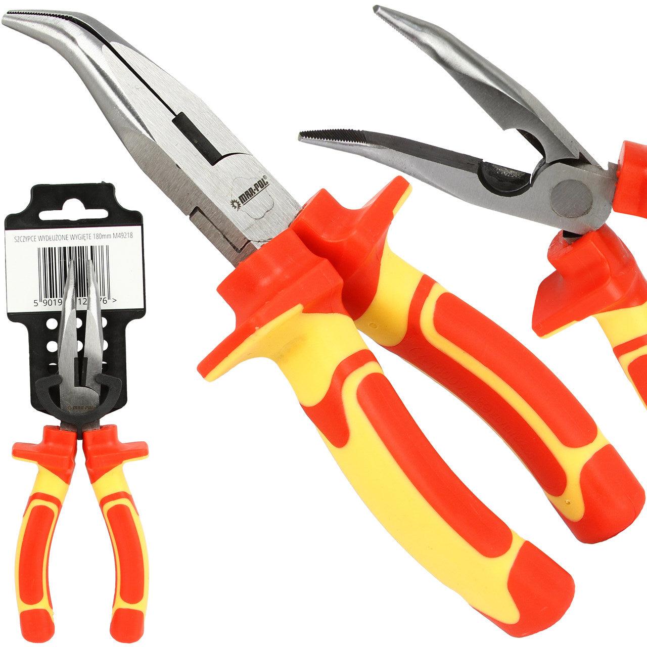 Cleste lung varf indoit 180mm 1000v electrician - Bjc tools Imagine principală a produsului