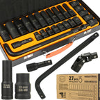 Trusa chei tubulare de forta 1/2 scurte si lungi 27 piese 8-24mm Profi - Bjc tools