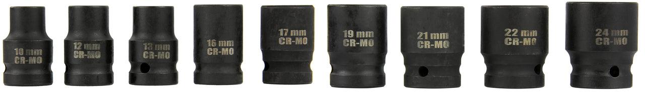 Set chei tubulare scurte 10 piese 8-24mm Profi - Bjc tools