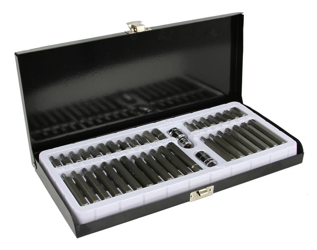 Trusa biti imbus 40 piese hexagon torx si spline - Bjc tools