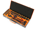 Trusa scule de forta 24 piese 1/2 6 laturi, set chei tubulare clichet prelungitor - Bjc tools