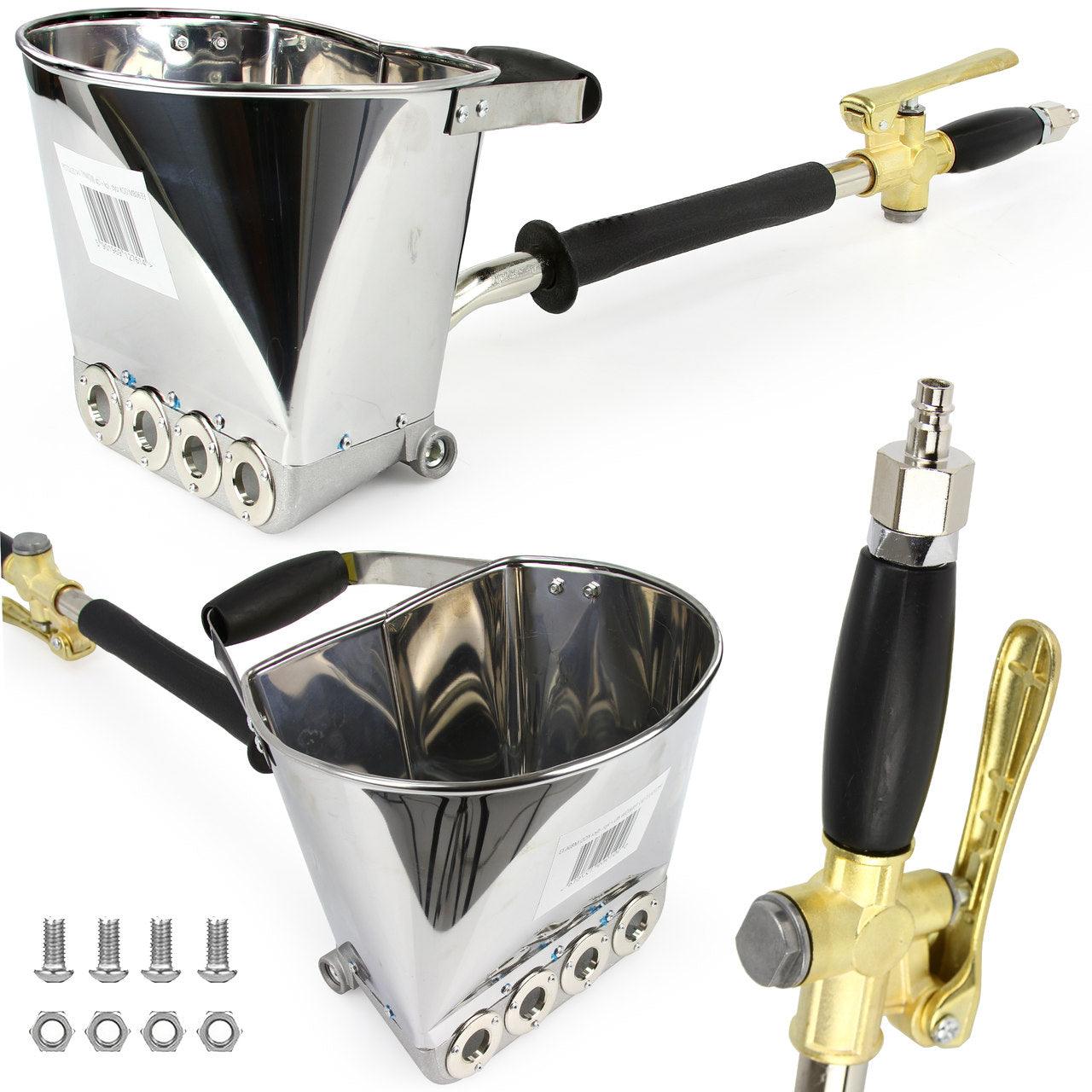 Masina de tencuit , pistol tencuiala, cancioc de tencuit pneumatic Imagine secundară a produsului