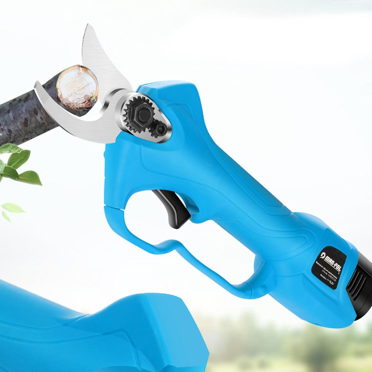 Foarfeca fie si pomi cu acumulator, foarfeca vie flori crengi pomi pe baterii - Bjc tools