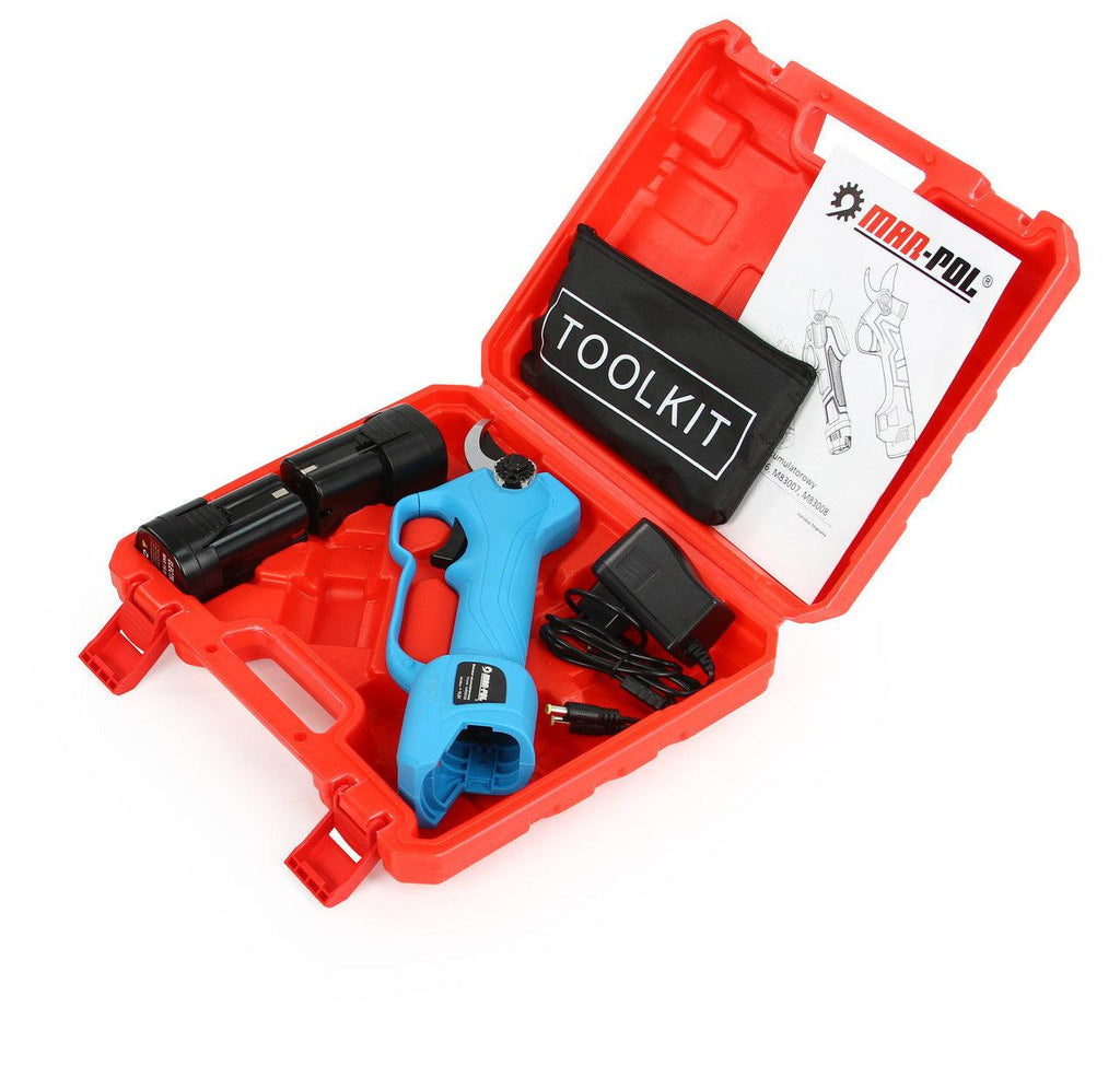 Foarfeca fie si pomi cu acumulator, foarfeca vie flori crengi pomi pe baterii - Bjc tools