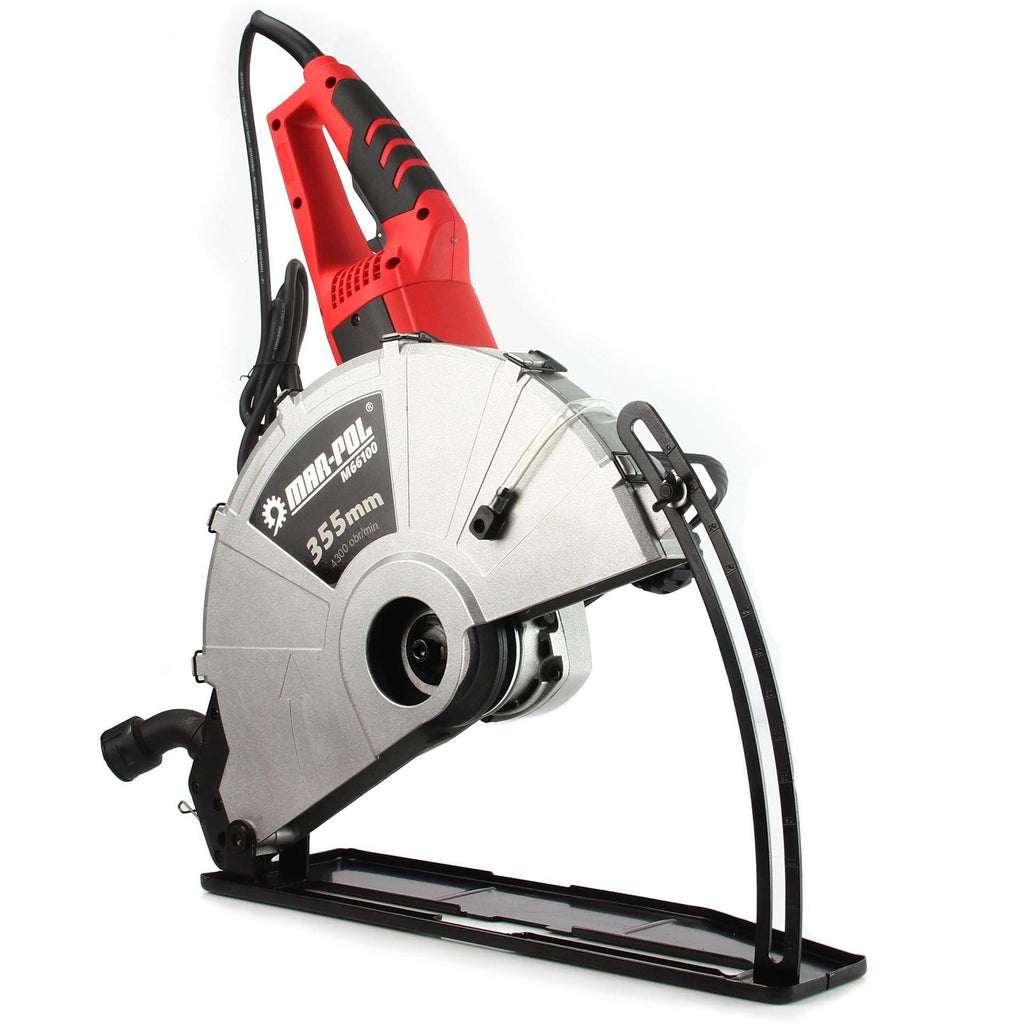 Circular de mana electric umed si uscat 2600 wati, circular cu disc 355mm si sistem de aspirare a prafului - Bjc tools