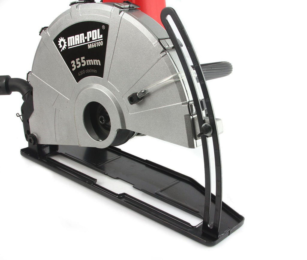 Circular de mana electric umed si uscat 2600 wati, circular cu disc 355mm si sistem de aspirare a prafului - Bjc tools