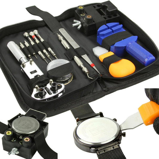 Trusa ceasornicarie, instrumente reparatie ceasuri bijuterii si electronice - Bjc tools