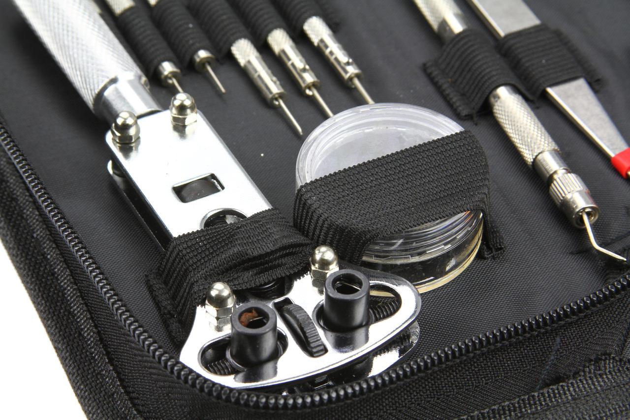 Trusa ceasornicarie, instrumente reparatie ceasuri bijuterii si electronice - Bjc tools