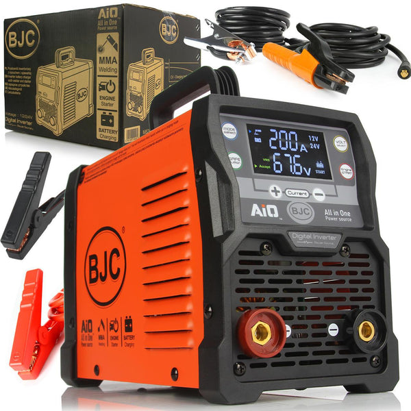 Aparat de sudura si redresor 200A 3in1 Profesional, Robot de pornire cu redresor baterii si aparat de sudura 3 in 1 - Bjc tools