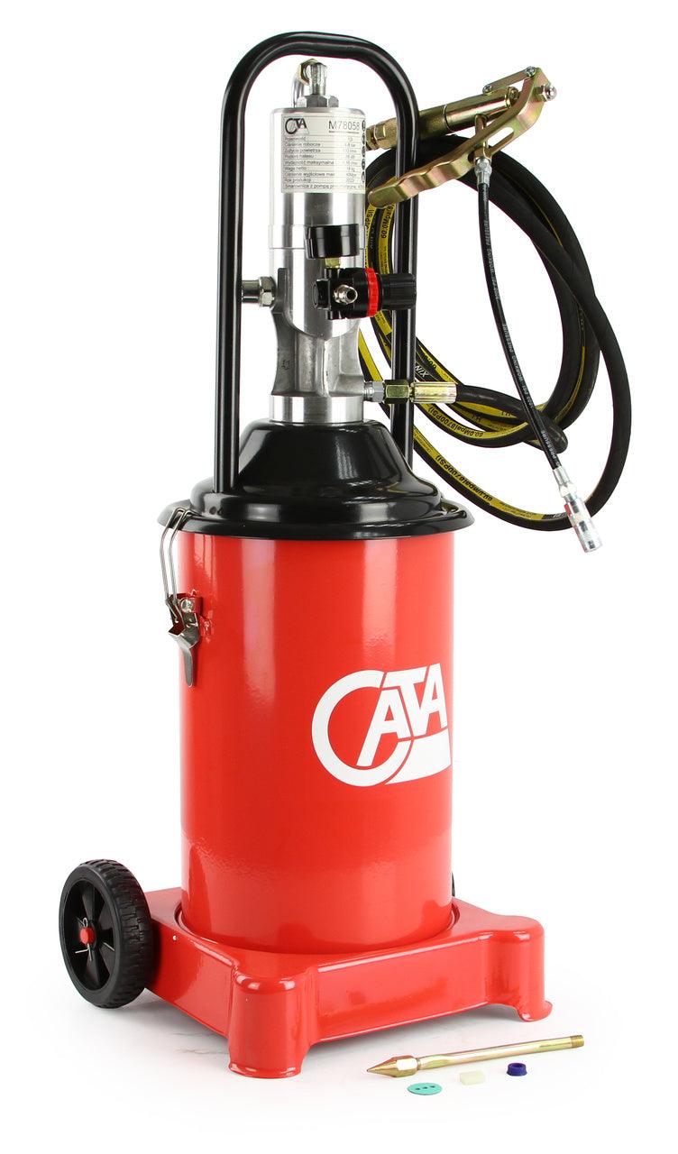 Gresor pneumatic 12 litri cu furtun lung 4 metri, pompa de gresat pneumatica, decalimitru Imagine secundară a produsului