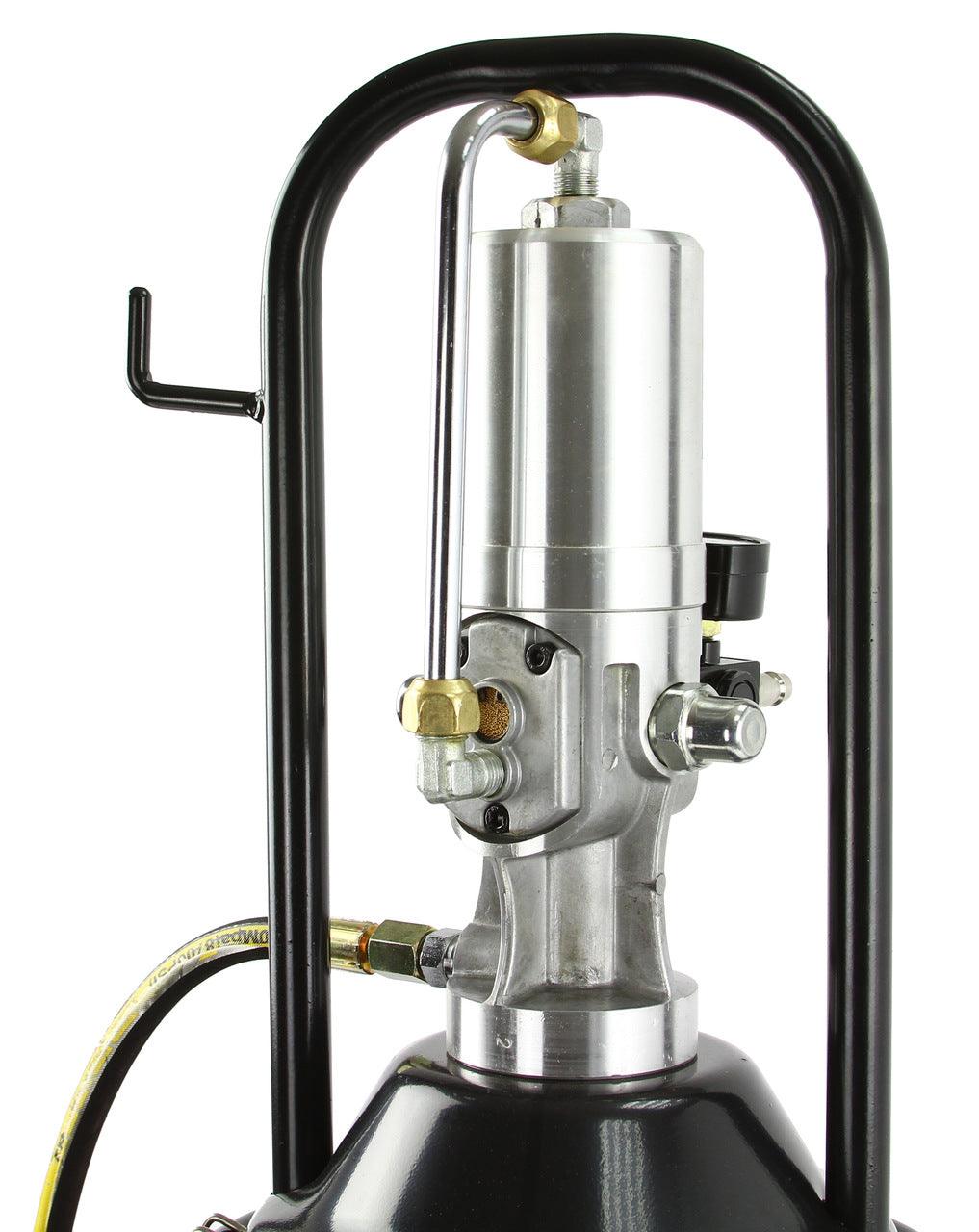 Gresor pneumatic 12 litri cu furtun lung 4 metri, pompa de gresat pneumatica, decalimitru - Bjc tools