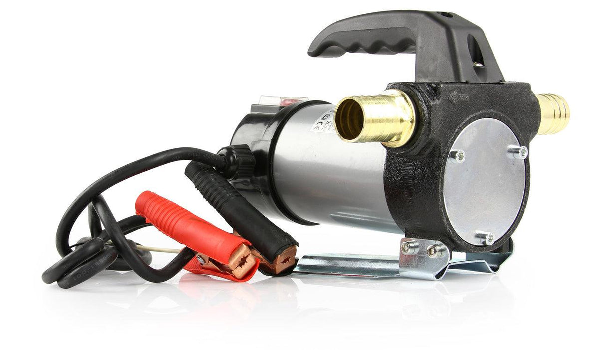 Pompa transfer motorina si ulei 12 volti 50L/min cu autoamorsare, pompa transfer diesel 160 wati 12 volti - Bjc tools