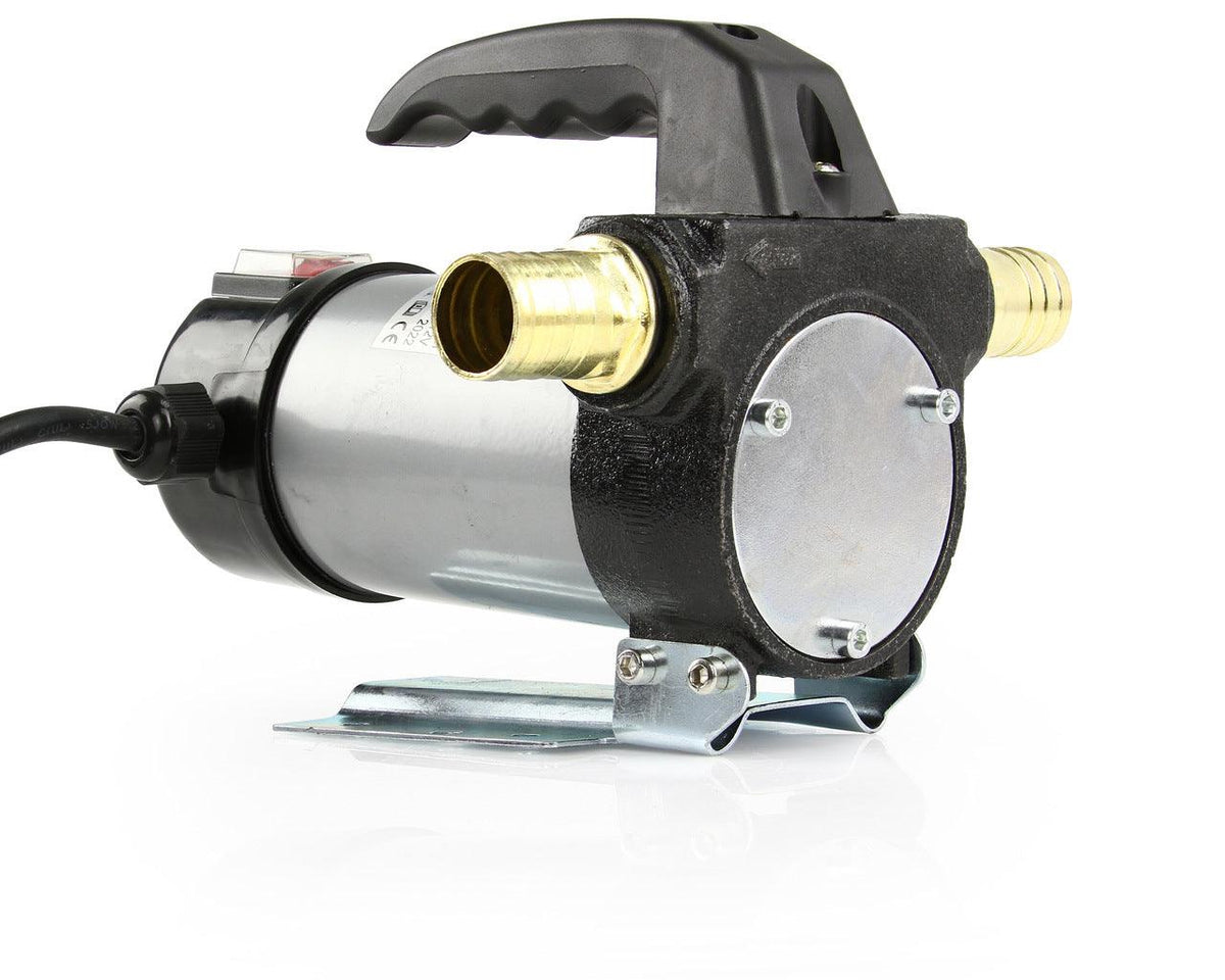 Pompa transfer motorina si ulei 12 volti 50L/min cu autoamorsare, pompa transfer diesel 160 wati 12 volti - Bjc tools
