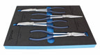 Set clesti cu varf lung in modul de spuma pentru dulap scule, set clesti lungi 4 piese Profesional - Bjc tools