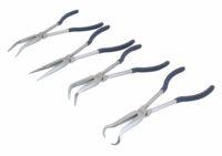 Set clesti cu varf lung in modul de spuma pentru dulap scule, set clesti lungi 4 piese Profesional - Bjc tools