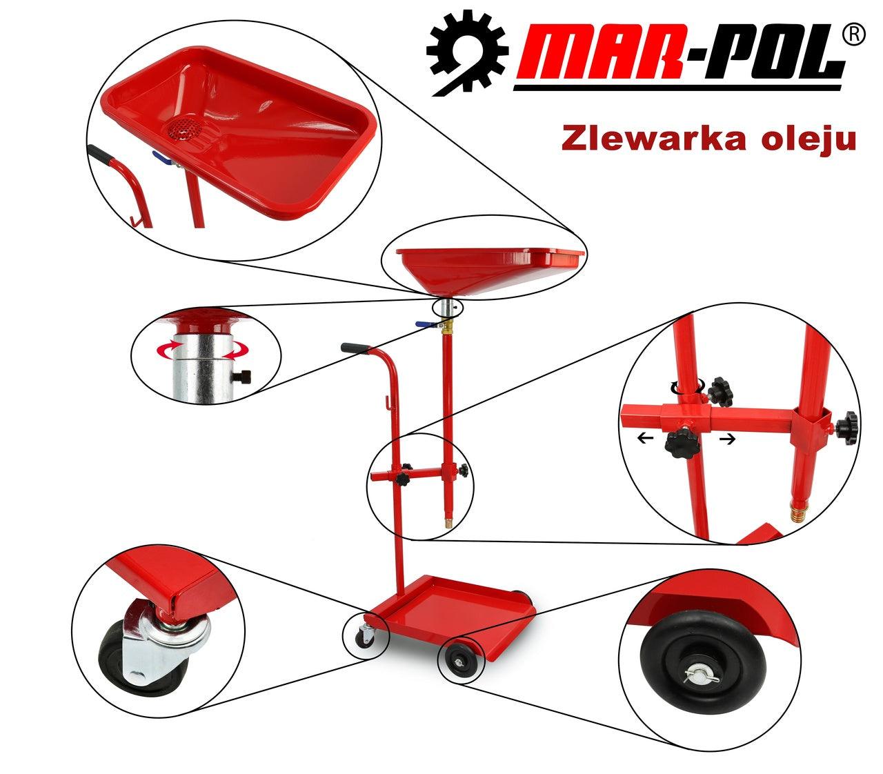 Recuperator ulei uzat cu tava pentru butoi - Bjc tools