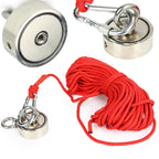 Magnet de neodim 170kg 60x22mm, magnet fishing cu carlig - Bjc tools