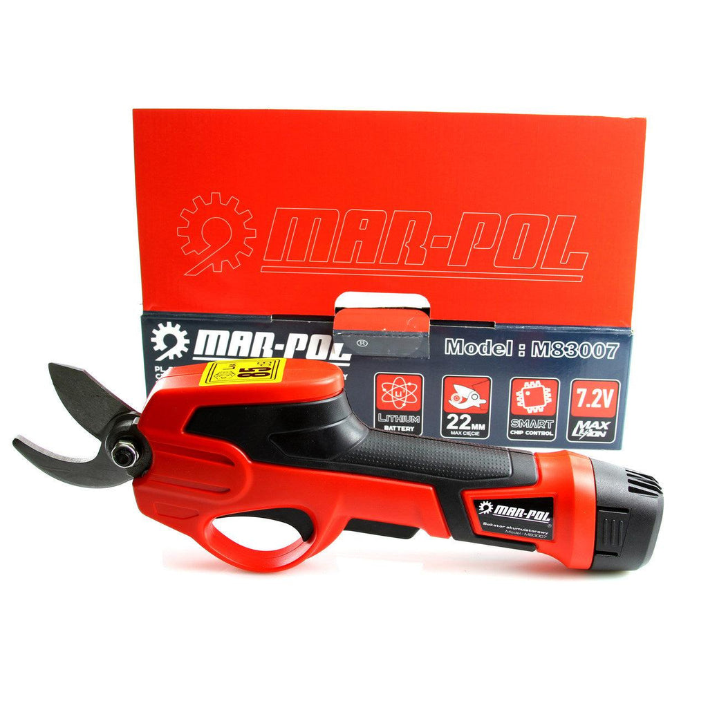 Foarfeca de grădină cu acumulator 7.2V, foarfeca crengi vita de vie cu acumulator, foarfeca electrica cu acumulator - Bjc tools