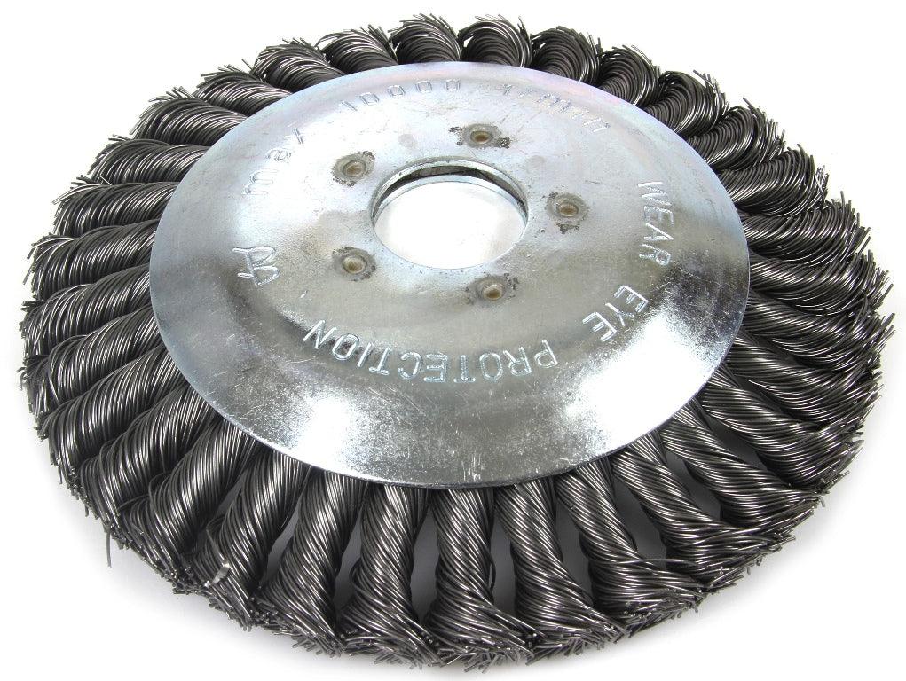 Perie de sarma cu disc pentru motocoasa 200mm, disc cu sarma pentru motocoasa Imagine secundară a produsului