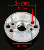 Suport disc fibra flex 125 mm, pad disc fibra - Bjc tools