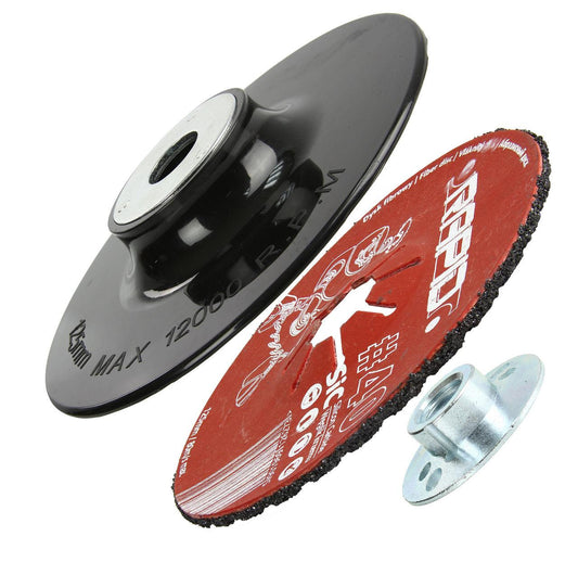 Suport disc fibra flex 125 mm, pad disc fibra