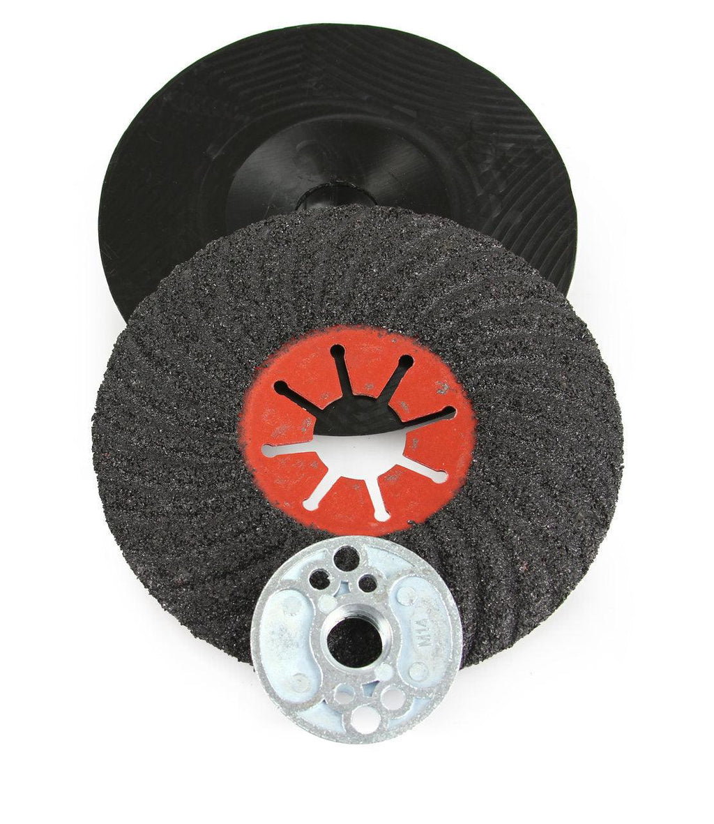 Suport disc fibra flex 125 mm, pad disc fibra - Bjc tools
