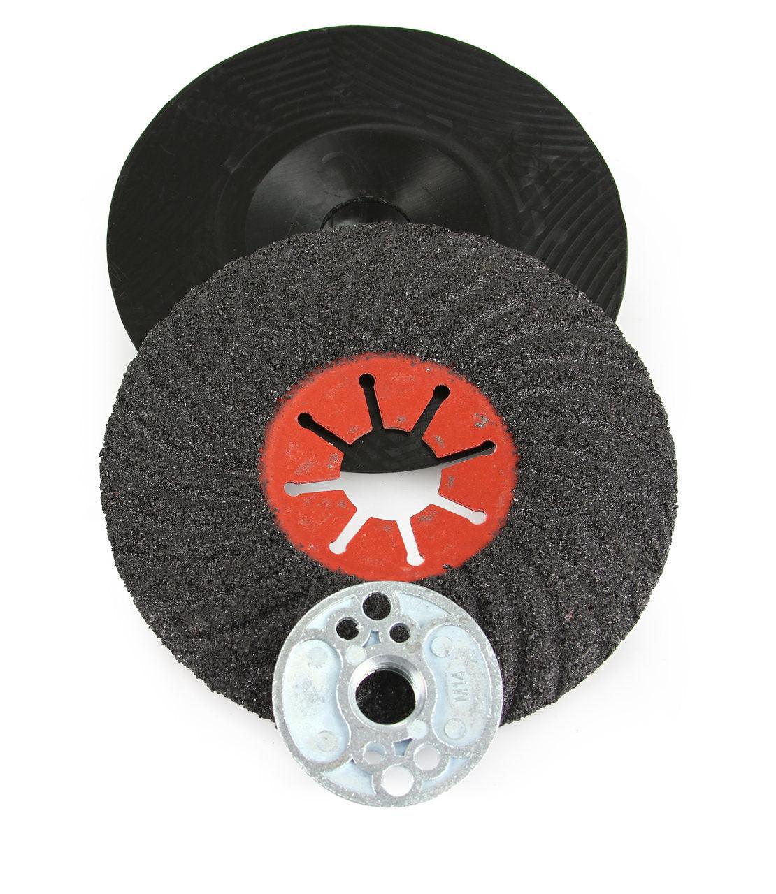 Suport disc fibra flex 125 mm, pad disc fibra - Bjc tools