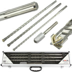 Set burghie beton 4 piese SDS MAX SDS PLUS 600mm, set burghie beton 16 20 si 22 mm - Bjc tools