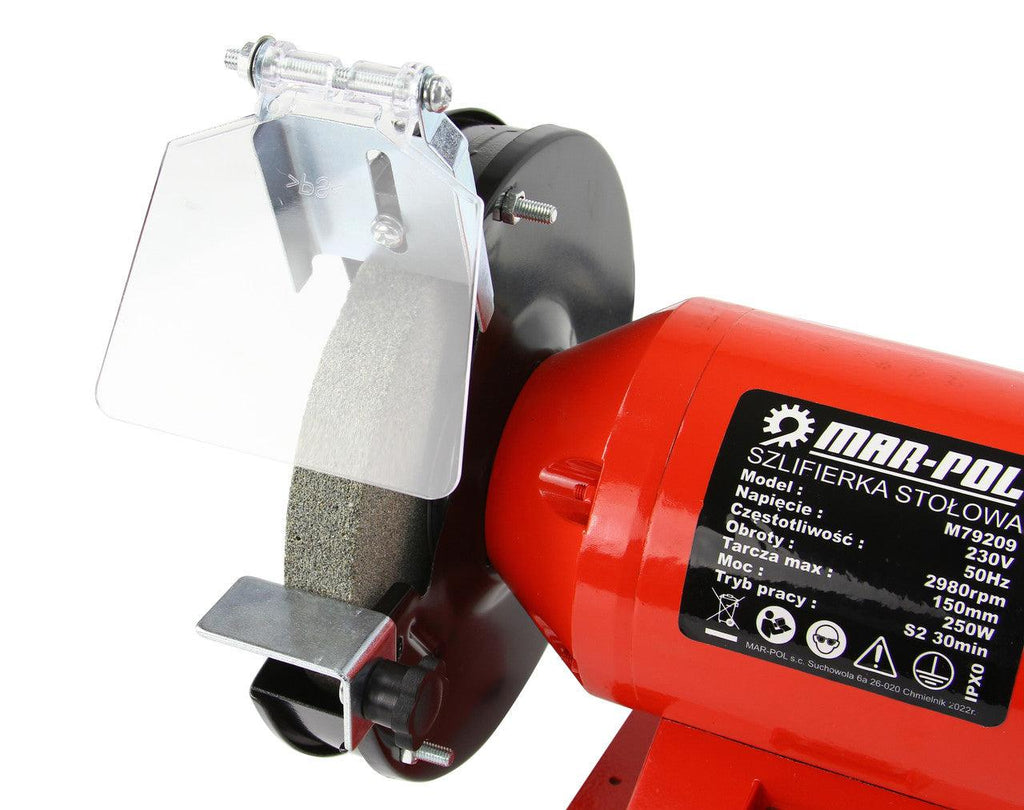 Polizor de banc cu disc 150mm si banda 250W, slefuitor cu banda - Bjc tools
