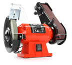 Polizor de banc cu disc 150mm si banda 250W, slefuitor cu banda - Bjc tools