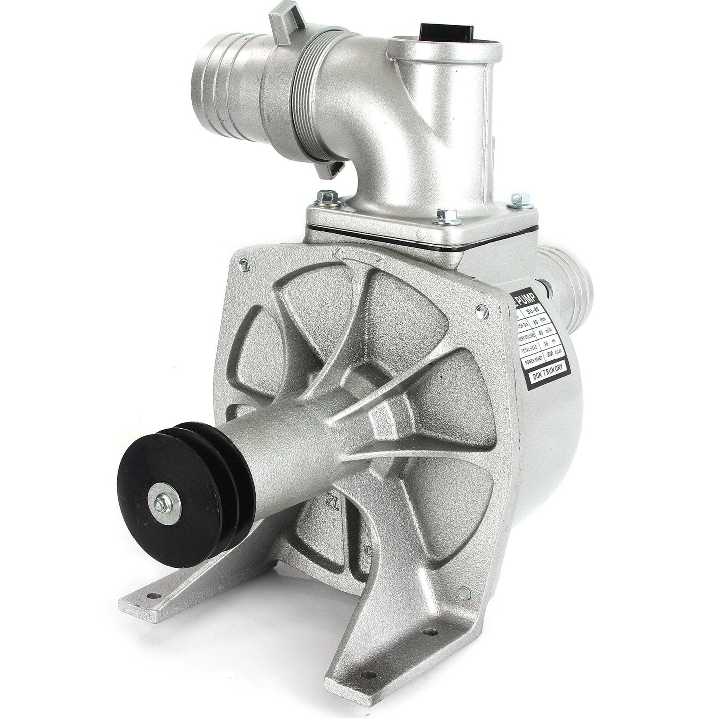 Cap motopompa 3 toli apa curata si murdara 40m3/H, cap motopompa cu fulie si accesorii motopompa turbina otel - Bjc tools