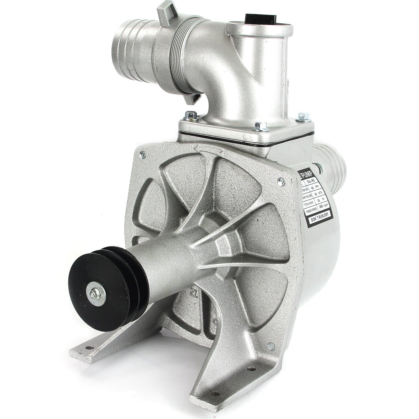 Cap motopompa 3 toli apa curata si murdara 40m3/H, cap motopompa cu fulie si accesorii motopompa turbina otel - Bjc tools