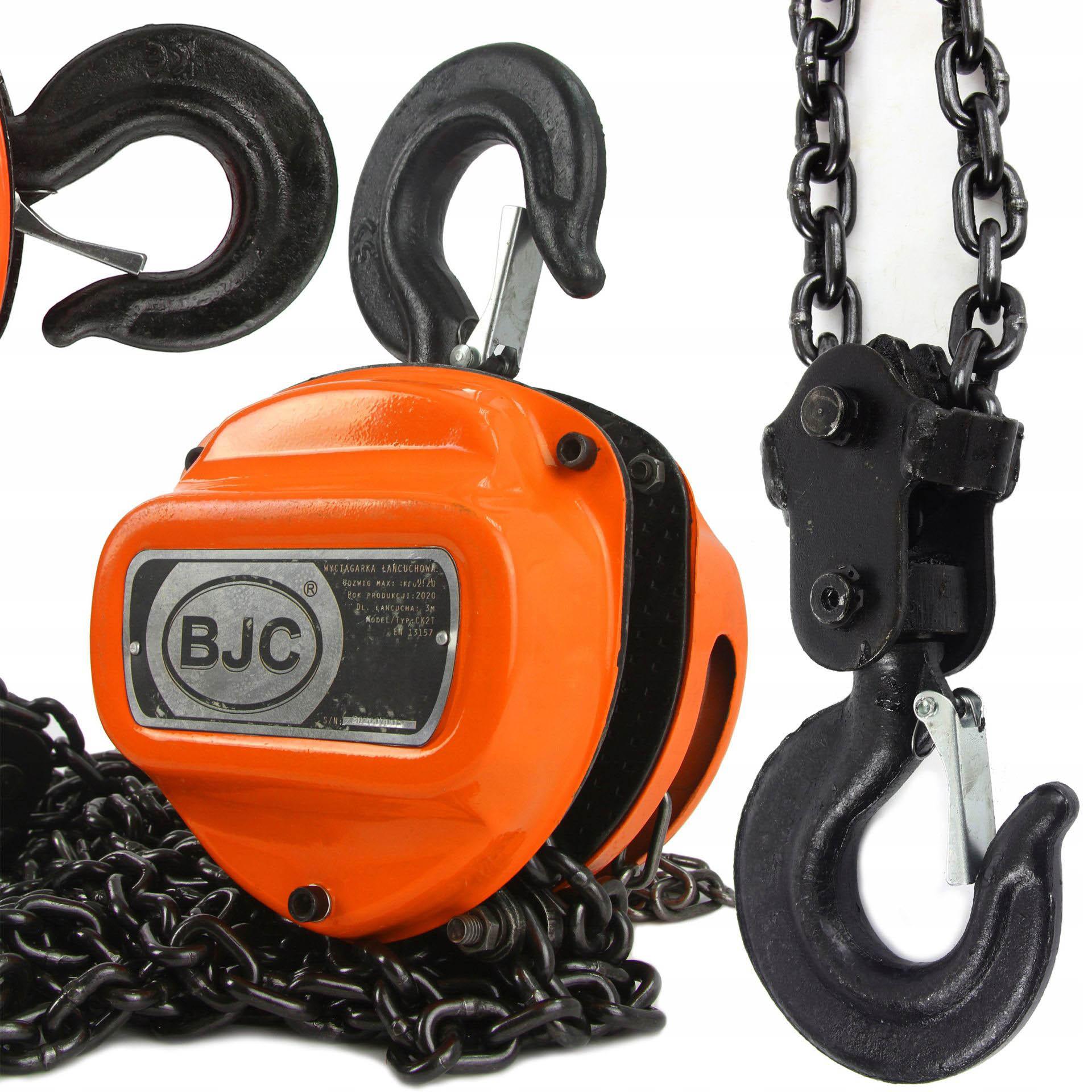 Macara cu lant palan 1 tona 3 metri Profesional - Bjc tools Imagine principală a produsului