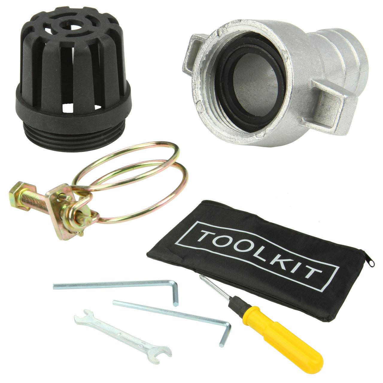 Pompa de apa 1 tol, atasament motocoasa pentru pompa de apa 1", adaptor motocoasa pompa de apa - Bjc tools