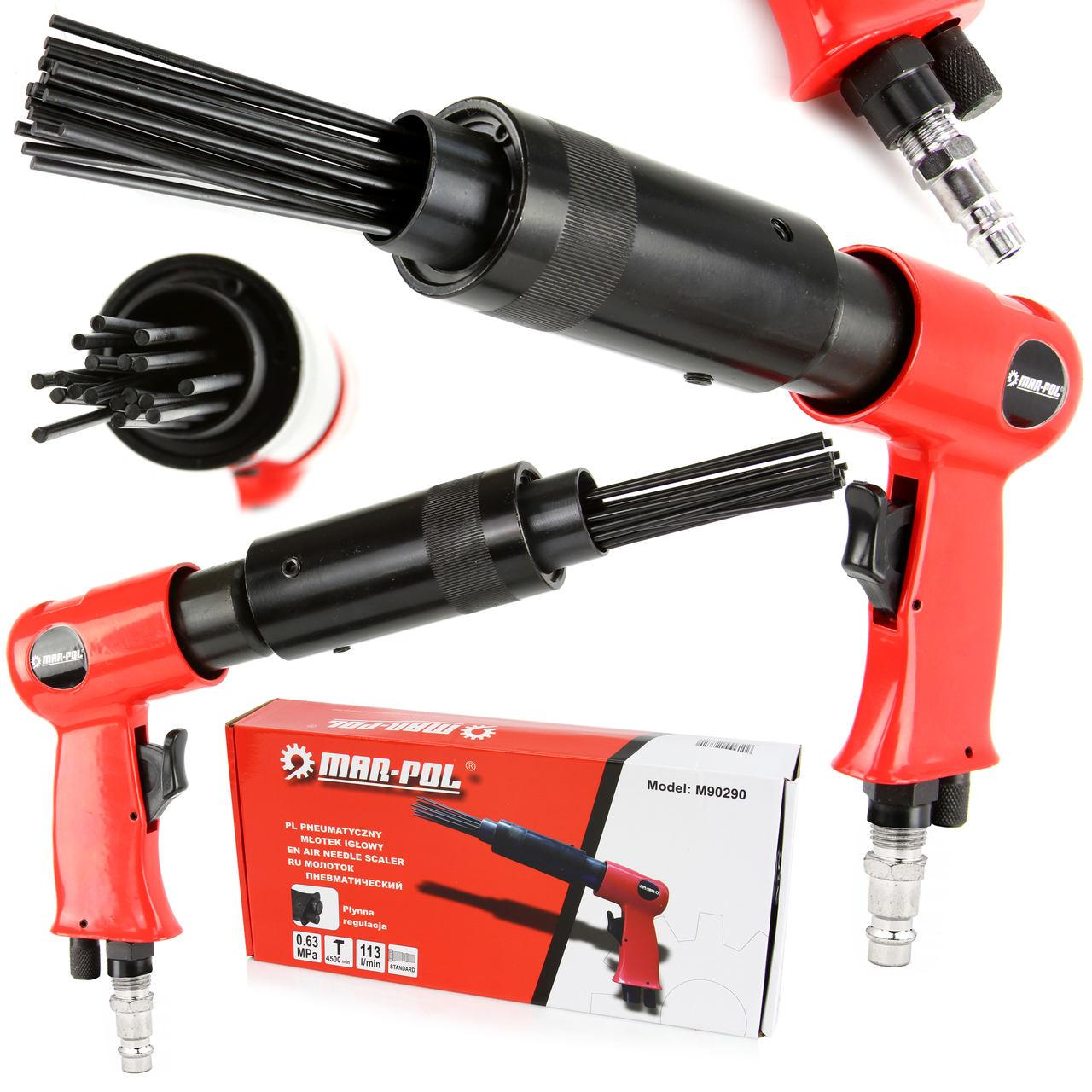 Ciocan pneumatic cu ace. Pistol pneumatic de curatat cu ace, curatator cu ace pneumatic - Bjc tools