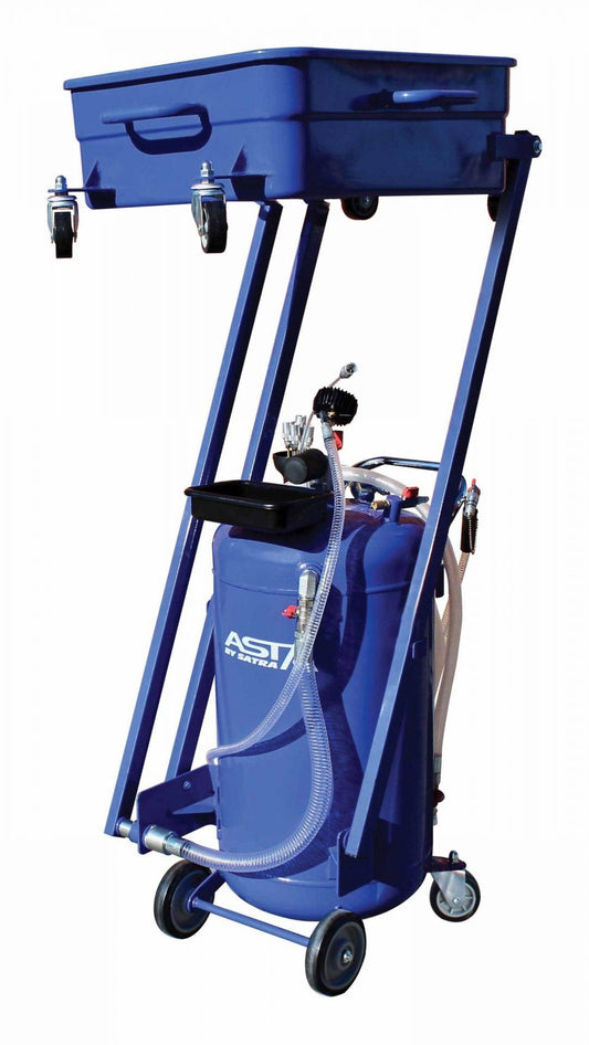 Recuperator ulei uzat profesional cu tava, Recuperator ulei uzat 90 litri pneumatic - Bjc tools