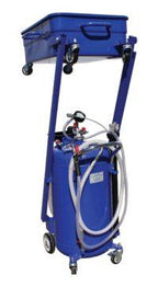 Recuperator ulei uzat profesional cu tava, Recuperator ulei uzat 90 litri pneumatic - Bjc tools