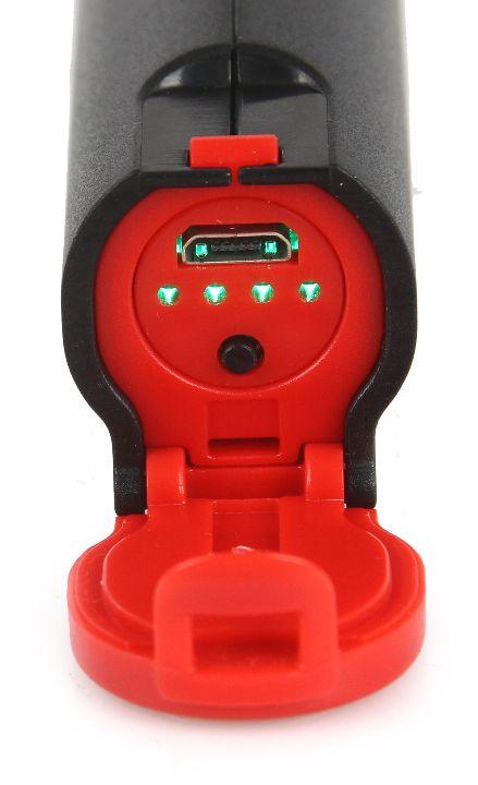 Lanterna reîncărcabila Cob Led 3w, lanterna cu acumulator 200 lumeni - Bjc tools
